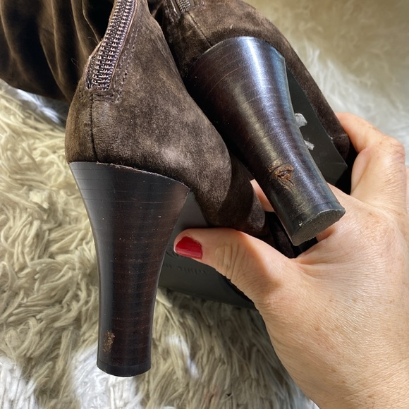 White Mt. Scrunch Brown Suede Boots - Picture 9 of 10